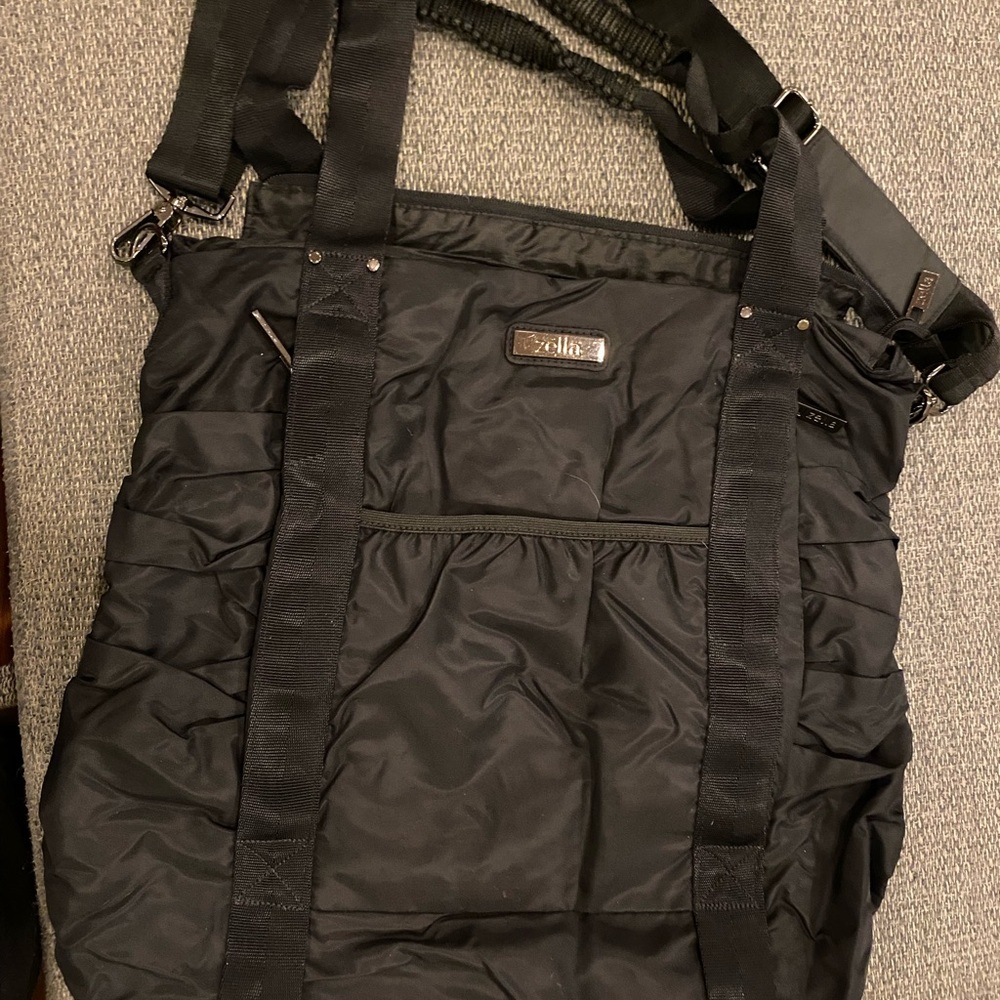 Zella Black Duffel Bag for Men